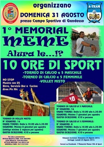 1° MEMORIAL MIRKO GEMELLARO