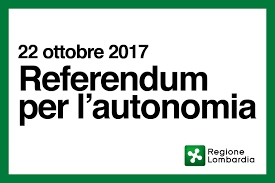 REFERENDUM REGIONALE DEL 22 OTTOBRE 2017