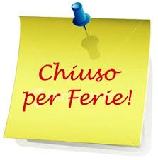 CHIUSURA UFFICIO TECNICO PER FERIE