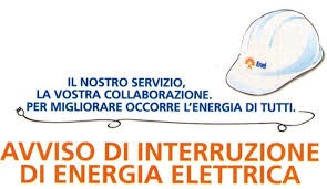 INTERRUZIONE ENERGIA ELETTRICA 