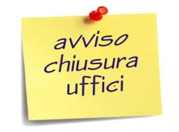 CHIUSURA UFFICI COMUNALI