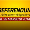 AVVISO REFERENDUM COSTITUZIONALE DI DOMENICA, 29 MARZO 2020