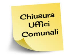 CHISURA UFFICI COMUNALI