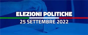 ELEZIONI POLITICHE DI DOMENICA, 25 SETTEMBRE 2022 