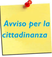 AVVISO PER LA CITTADINANZA - Presentazione progetti per il contenimento del rischio idrogeologico