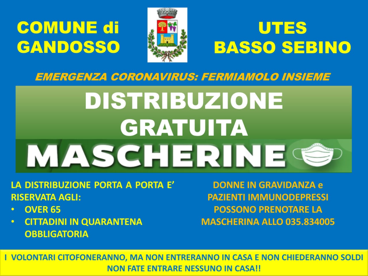 distribuzione mascherine